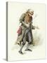 Fagin, Illustration from 'Character Sketches from Charles Dickens', C.1890 (Colour Litho)-Joseph Clayton Clarke-Stretched Canvas
