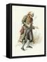 Fagin, Illustration from 'Character Sketches from Charles Dickens', C.1890 (Colour Litho)-Joseph Clayton Clarke-Framed Stretched Canvas