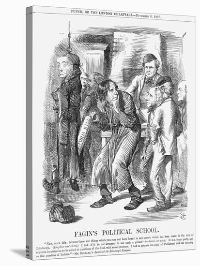Fagin's Political School, 1867-John Tenniel-Stretched Canvas