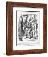 Fagin's Political School, 1867-John Tenniel-Framed Giclee Print