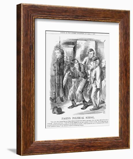 Fagin's Political School, 1867-John Tenniel-Framed Giclee Print