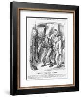 Fagin's Political School, 1867-John Tenniel-Framed Giclee Print