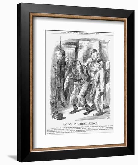 Fagin's Political School, 1867-John Tenniel-Framed Giclee Print