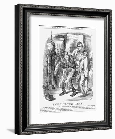 Fagin's Political School, 1867-John Tenniel-Framed Giclee Print