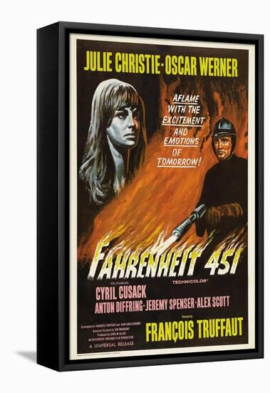 Fahrenheit 451, 1966, Directed by Francois Truffaut-null-Framed Stretched Canvas