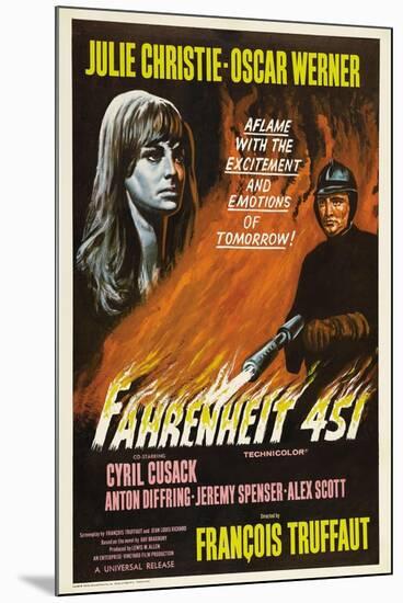 Fahrenheit 451, 1966, Directed by Francois Truffaut-null-Mounted Giclee Print