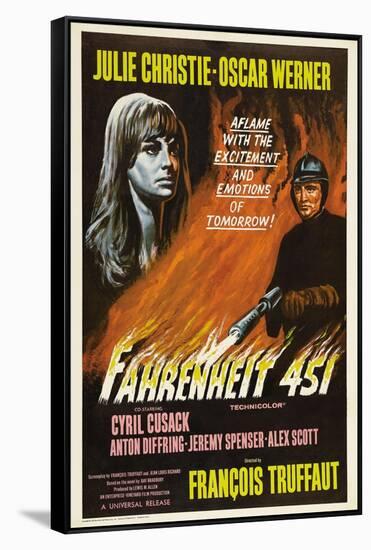 Fahrenheit 451, 1966, Directed by Francois Truffaut-null-Framed Stretched Canvas