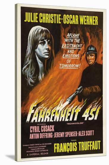 Fahrenheit 451, 1966, Directed by Francois Truffaut-null-Stretched Canvas