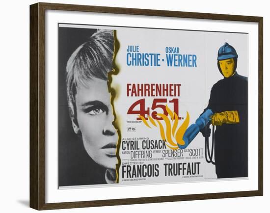 Fahrenheit 451, 1966-null-Framed Giclee Print