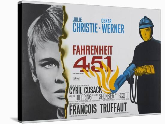 Fahrenheit 451, 1966-null-Stretched Canvas