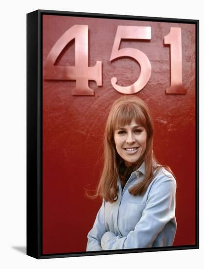 Fahrenheit 451 by Francois Truffaut with Julie Christie, 1966 (photo)-null-Framed Stretched Canvas