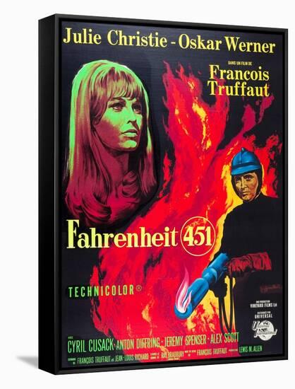 Fahrenheit 451, Julie Christie, Oskar Werner, 1966-null-Framed Stretched Canvas