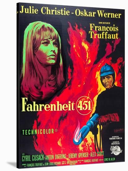 Fahrenheit 451, Julie Christie, Oskar Werner, 1966-null-Stretched Canvas