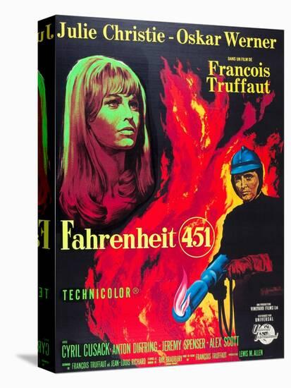 Fahrenheit 451, Julie Christie, Oskar Werner, 1966-null-Stretched Canvas