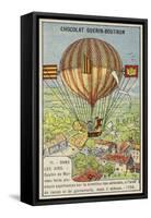 Failed Attempt by Guyton De Morveau to Steer a Balloon, 1784-null-Framed Stretched Canvas