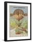 Failed Attempt by Guyton De Morveau to Steer a Balloon, 1784-null-Framed Giclee Print