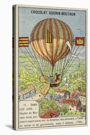 Failed Attempt by Guyton De Morveau to Steer a Balloon, 1784-null-Stretched Canvas