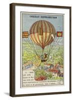 Failed Attempt by Guyton De Morveau to Steer a Balloon, 1784-null-Framed Giclee Print