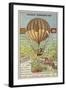 Failed Attempt by Guyton De Morveau to Steer a Balloon, 1784-null-Framed Giclee Print