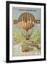 Failed Attempt by Guyton De Morveau to Steer a Balloon, 1784-null-Framed Giclee Print