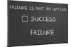 Failure Is Not An Option-IJdema-Mounted Premium Giclee Print