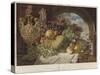 Fair and Fruitful Italy-George Lance-Stretched Canvas