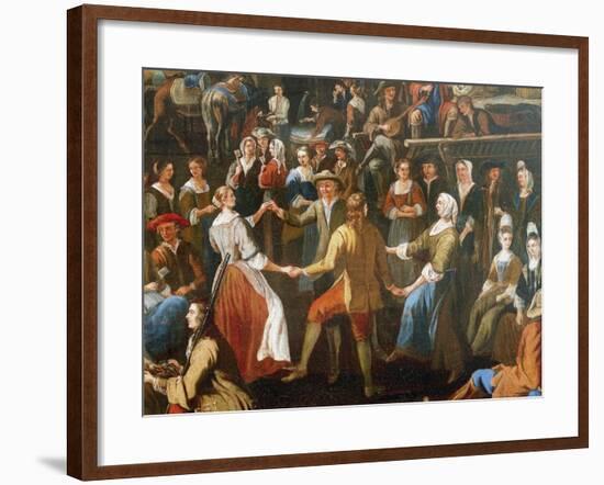 Fair at Saluzzo-Sebastiano Taricco-Framed Giclee Print