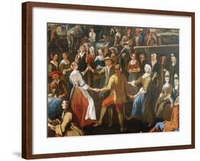 Fair at Saluzzo-Sebastiano Taricco-Framed Giclee Print