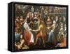 Fair at Saluzzo-Sebastiano Taricco-Framed Stretched Canvas