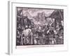 Fair at Westminster in Fourteenth Century-Henry Marriott Paget-Framed Giclee Print