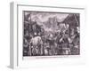 Fair at Westminster in Fourteenth Century-Henry Marriott Paget-Framed Giclee Print