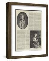 Fair Celebrities of Bygone Days-Thomas Gainsborough-Framed Giclee Print