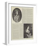 Fair Celebrities of Bygone Days-Thomas Gainsborough-Framed Giclee Print