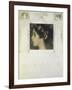 Fair Drawing for the Allegory Junius 1896-Gustav Klimt-Framed Giclee Print