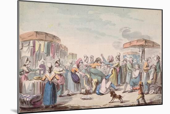 Fair During the Period of the French Revolution, C.1789-Etienne Bericourt-Mounted Giclee Print