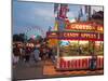 Fair food vendor shacks, Indiana State Fair, Indianapolis, Indiana,-Anna Miller-Mounted Photographic Print