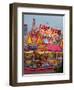 Fair food vendor shacks, Indiana State Fair, Indianapolis, Indiana,-Anna Miller-Framed Photographic Print