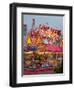 Fair food vendor shacks, Indiana State Fair, Indianapolis, Indiana,-Anna Miller-Framed Photographic Print