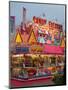 Fair food vendor shacks, Indiana State Fair, Indianapolis, Indiana,-Anna Miller-Mounted Photographic Print