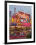 Fair food vendor shacks, Indiana State Fair, Indianapolis, Indiana,-Anna Miller-Framed Photographic Print