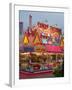 Fair food vendor shacks, Indiana State Fair, Indianapolis, Indiana,-Anna Miller-Framed Photographic Print