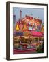 Fair food vendor shacks, Indiana State Fair, Indianapolis, Indiana,-Anna Miller-Framed Photographic Print