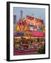 Fair food vendor shacks, Indiana State Fair, Indianapolis, Indiana,-Anna Miller-Framed Photographic Print