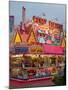 Fair food vendor shacks, Indiana State Fair, Indianapolis, Indiana,-Anna Miller-Mounted Photographic Print