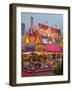 Fair food vendor shacks, Indiana State Fair, Indianapolis, Indiana,-Anna Miller-Framed Photographic Print