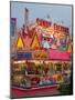 Fair food vendor shacks, Indiana State Fair, Indianapolis, Indiana,-Anna Miller-Mounted Photographic Print