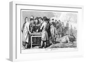 Fair Gamblers, Early 19th Century-Walter Geikie-Framed Giclee Print