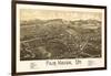 Fair Haven, Vermont - Panoramic Map-Lantern Press-Framed Art Print