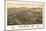 Fair Haven, Vermont - Panoramic Map-Lantern Press-Mounted Art Print