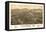 Fair Haven, Vermont - Panoramic Map-Lantern Press-Framed Stretched Canvas